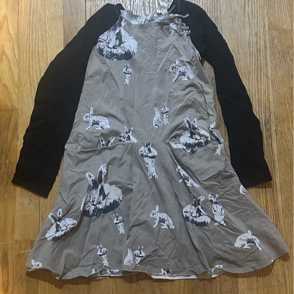 Girls youth bunny rabbit Easter dress art and Eden size 10